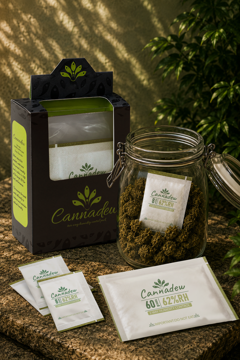 Cure and storage with our humidity control pack